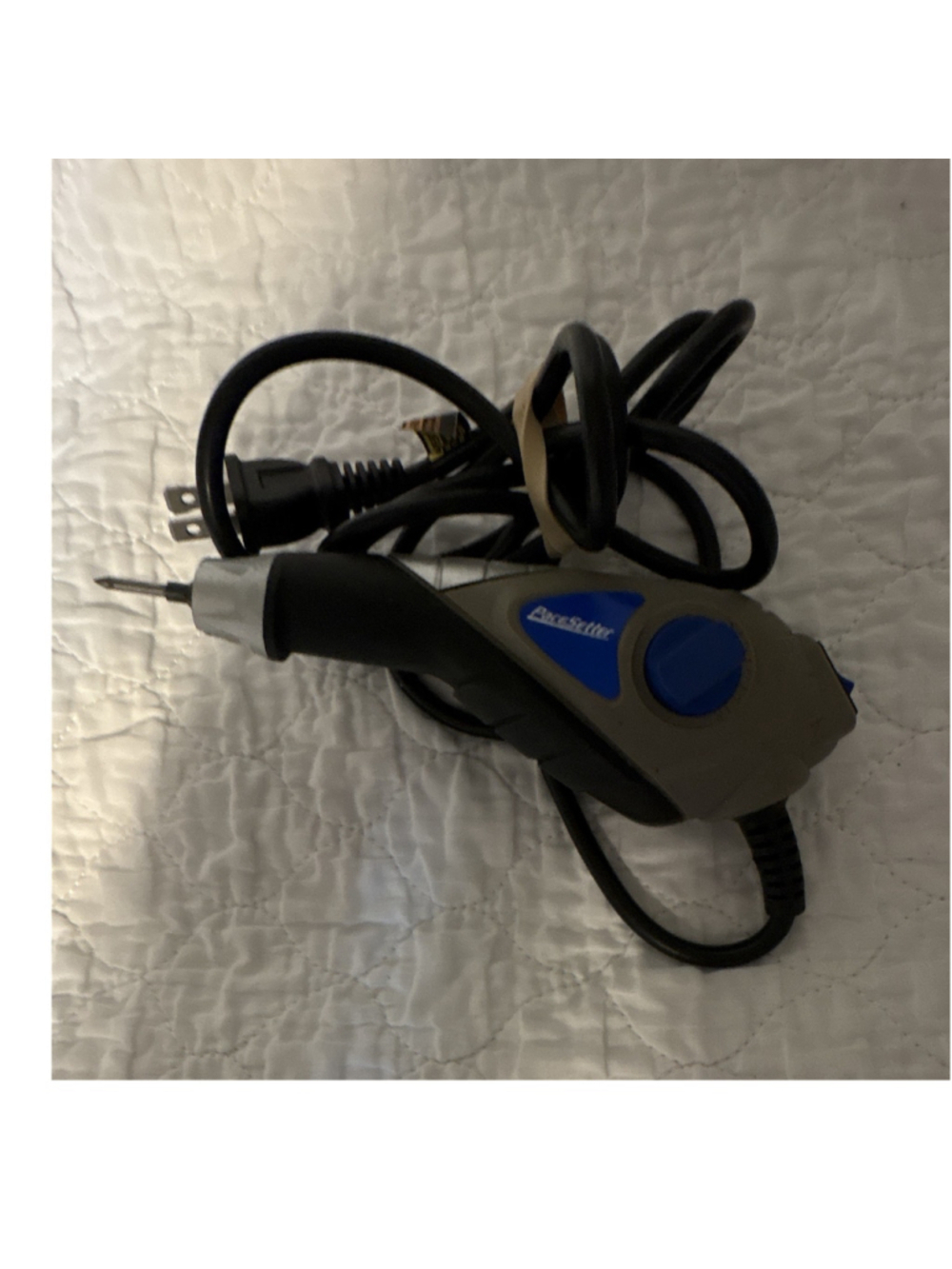 PaceSetter Corded Electric Grout Remover Gray/Blue/Black 120V Used